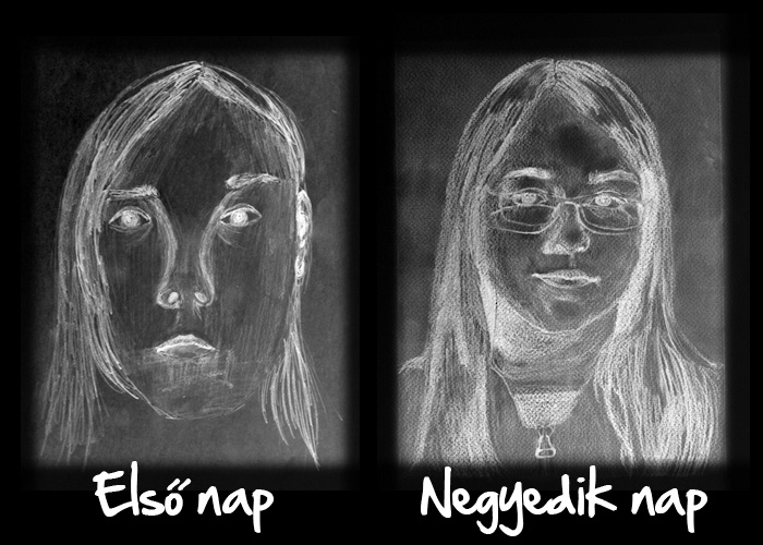 Rajz jobb agyféltekével Aki írni tud, az rajzolni is tud, hangzik el a három napos jobb agyféltekés rajztanfolyam kezdetén.