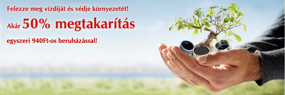 Energiatakarékos vízadagoló Hogyan működik? KLÍMABARÁT TERMÉKEK, SZOLGÁLTATÁSOK Egy hagyományos szűrővel ellátott csaptelep és zuhanyzó percenkénti vízfogyasztása 15-22 liter.