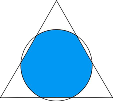 O-nál 30 -os szögek vannak, OAE OBD, területük t. r π r π T ( AEC) = t ; T ( BDC) = t.