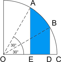 15 cm? b) Mekkora a színezett rész kerülete?