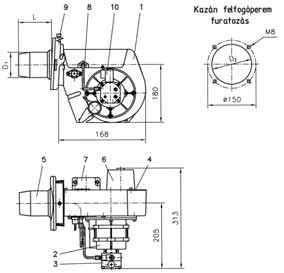 5 Szabályozási rendszere: KI-BE kapcsolásos kétpontszabályozás Automatika típusa: LOA-24, LOA-26, BHO-64, BHO-66 Szükséges tápfeszültség: 230 V; 50 Hz + PE Elektromos