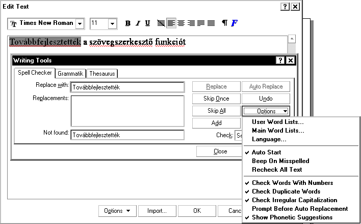 22 ISMERKEDÉS A PROGRAMMAL Átalakították a Format Text párbeszédpanelt, most már egyetlen párbeszédpanel lapjainak mezőivel, a korábbinál áttekinthetőbben alkalmazhatjuk a karakter- és