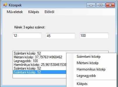 1 private void Stopper_MouseClick ( object s e n d e r, MouseEventArgs e ) 3 i f ( e. Button == System. Windows. Forms. MouseButtons. Right ) 4 { 5 i f ( s t a r t e d ) 6 { l a b e l 1.