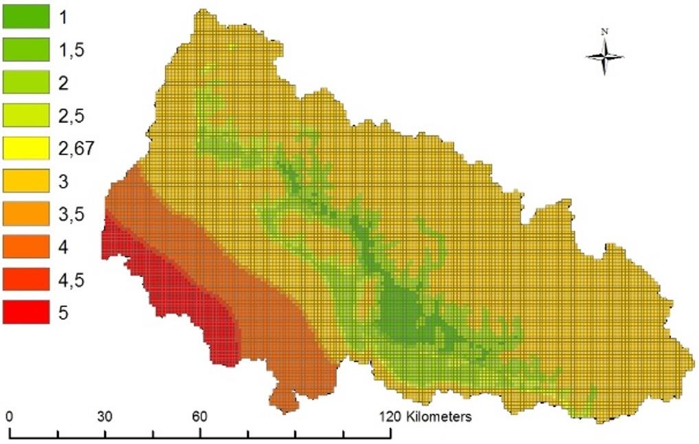 digitalizálásra került a program segítségével raszterhálót (grid) generáltunk.