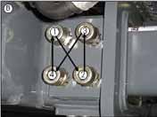 A tipikus nyomaték érték 20-25 ftlbf (27-33 Nm) szükséges a tengely rögzítéséhez, de ez még lehetővé teszi a nyomtáv beállítást.