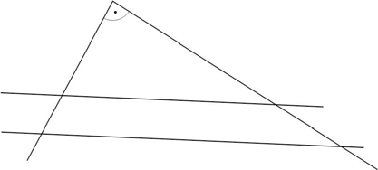 MATEMATIKA A 9. ÉVFOLYAM Tanári útmutató Szögekkel kapcsolatos feladatok. Keress egyenlő és egymást kiegészítő szögpárokat a következő ábrákon! a) b) 3.