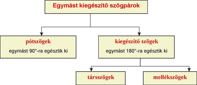 7. modul: HÁROMSZÖGEK 1 A merőleges szárú szögek kérdésének van értelme, nem úgy, mint például a váltószögek esetében, hiszen