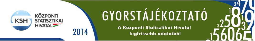 Közzététel: 2015. február 16. Következik: 2015. február 20. Keresetek Sorszám: 26. Decemberben 6,6%-kal csökkentek a mezőgazdasági termelői árak Mezőgazdasági termelői árak, 2014.