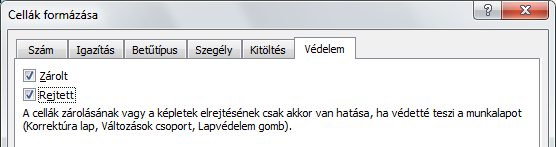 h u 111 Képlet elrejtése A cella nem csak zárolt