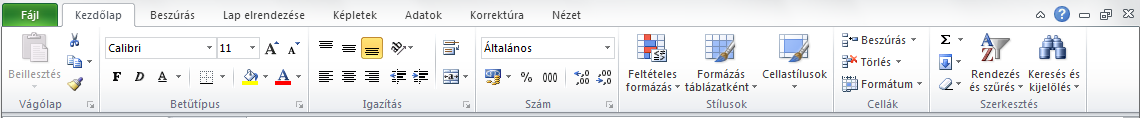 í r t a : V i d a A t t i l a - w w w. h a n s a g i i s k. h u 43 Formai beállítások Az Excel nagyon sok szolgáltatást nyújt ahhoz, hogy egy táblázat ne csak jó legyen, hanem szép is.