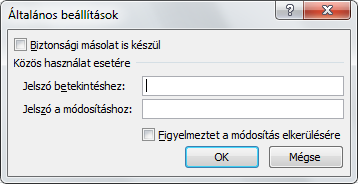 (Lehet csak a kijelölt lapot is menteni.) Szöveg (tabulátorral tagolt) (*.txt) : Szöveges fájl, amelyben a következő oszlopot tabulátor jel jelzi. Régebbi Excel formátumok (*.XLS) dbase fájlok (*.