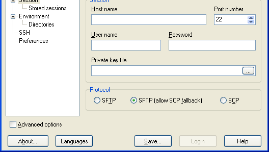 Biztonságos fájlmásolás WinSCP egy ingyenes biztonságos másolóprogram (SCP Secure copy) Windows felületre. http://winscp.