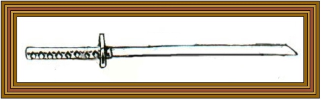 Ikrek és az Embervadászok hagyományos fegyvere. Keresztvasa gyakran csak jelzésértékű, bár egyes klánok különösen díszes markolat-kombinációkat kedvelnek.
