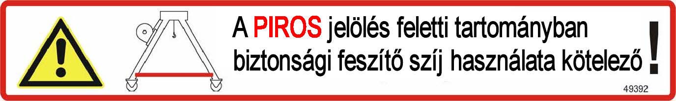 9.2 Az Athlet PL felállítása 1. A fogantyús rúdnál fogva vigye az eszközt (2. sz. ábra). 2. Tegye le az emelőt a földre (3. sz. ábra). 3. Akassza ki az összekötő kampót (4. sz. ábra). 4.