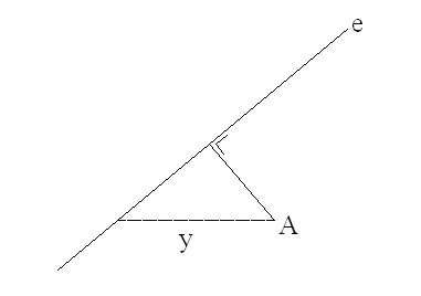 Az Egyenes y változik módszer egy általános helyzetű kiegyenlítő egyenes egyenletét számítja ki (II.