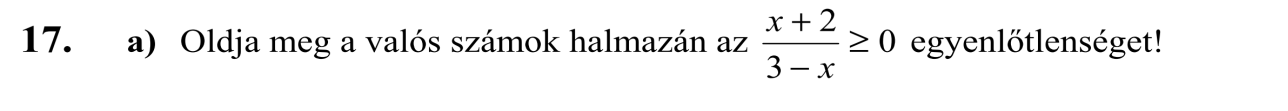 cm magas férfi alkarja? Válaszát indokolja! 2013. május 2013 október / 13. Másodfokú 2005. május 29. 1. Mely x valós számokra igaz, hogy x 2 = 9? 13./ b) Oldja meg az alábbi egyenletet!