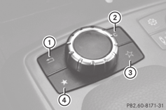 Az Audio 20 kezelőrendszer 15 Áttekintés Szimbólum A kontroller kezelése Funkció (példa) W Rövid megnyomás enüpont kiválasztása Tartsa lenyomva, amíg a rendszer Rádióadó tárolása végrehajtja a