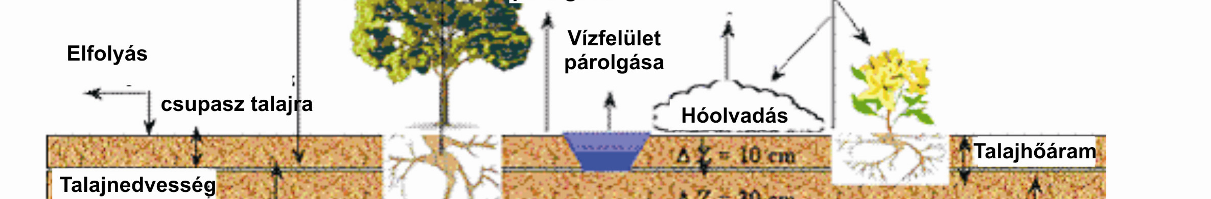 Azért, hogy akár a talajnedvesség napi, heti, illetve szezonális menete is nyomon követhető legyen, valamint hogy kiküszöbölhetőek legyenek a diszkretizációból eredeztethető