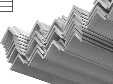 Rozsdamentes szögszelvények Stainless steel L-profiles Műszaki adatok Anyagminőség Wnr.: 1.431, 1.4571 Kivitel: melegen heng. DIN 129 lézerhegesztett Gyártási hossz: 6 m Műbizonylat: EN 124 /3.