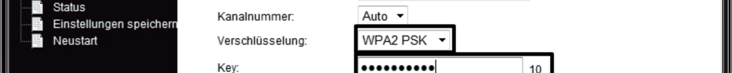 Válassza ki a Standard-Wireless-AP-Modus" (szabvány vezetéknélküli