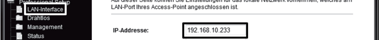 Jelentkeztesse be számítógépét a "hozzáférési pont" WLAN-jára. A router automatikusan hozzá fog rendelni egy IP-címet számítógépéhez.