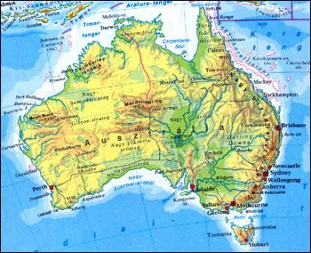 A legkisebb kontinens, Ausztrália Terület: 8910000 km 2 (Óceániával együtt) Népesség: 33.639.