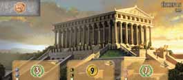 KOR 3 STOCKADE BATHS 3 AQUEDUCT 5 BARRACKS ALTAR 2 TEMPLE 3 PANTHEON 7 GUARD