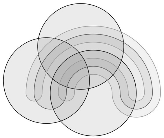 Íme éháy példa: Az első esetbe a p 2 (a = 7, hisze a 6-os számmal jelölt síkdarabok ugyaahhoz az atomhoz tartozak), a második esetbe 5 = a = p 2.