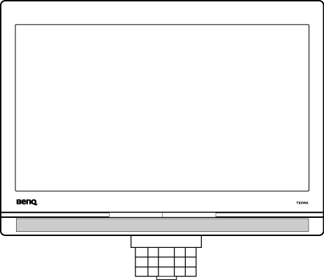 1. A csomag tartalma 1. LCD monitor 2.