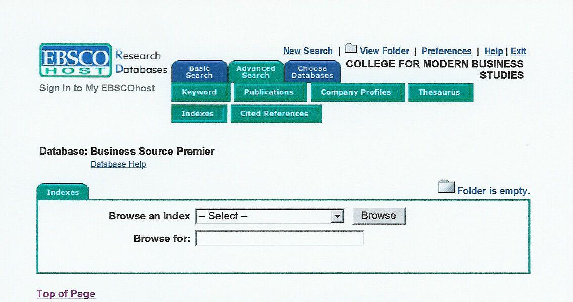 II. KERESSÜNK SZERZŐRE 1. lépés: http://search.epnet.com 2. lépés: válasszunk adatbázist: Choose Databases 3.