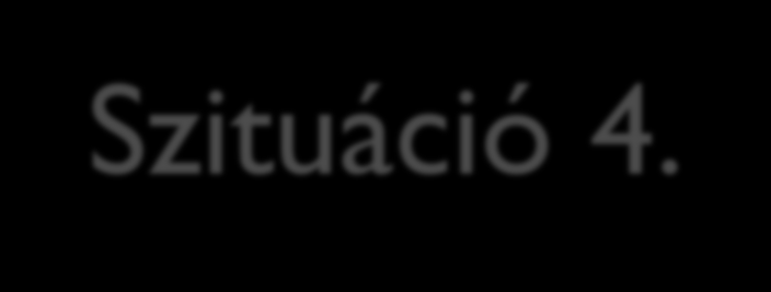 Szituáció 4. Egyik barátodnak vitája támadt a pénzügyi szolgáltatójával.
