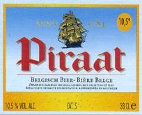 Piraat 10,5% erős aranyszínű ale Van Steenberge Sörfőzde (1784), Ertvelde Bronzba hajló arany szín. Ízvilága annyira összetett és gazdag, hogy minden egyes korty új élményt jelent.