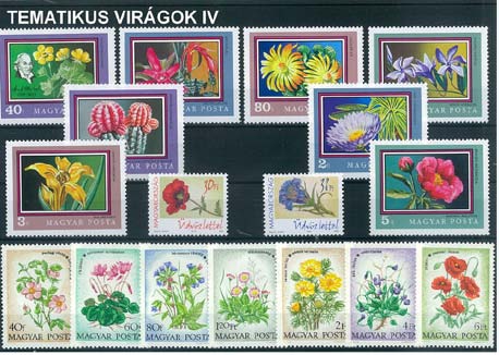 Ázsia virágai sor 795 Ft 2013073120011 VIRÁGOK IV. 1971.
