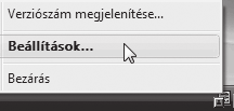 LAPBEOLVASÓ FUNKCIÓK A BUTTON MANAGER BEÁLLÍTÁSAI Miután telepítette, a Button Manager Windows operációs rendszer hátterében fut.