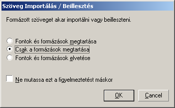 26 ISMERKEDÉS A PROGRAMMAL Tapasztalataink szerint viszont a Wordöt a kijelölt szövegrész vágólapra másolása után, de a CorelDRAW dokumentumba beillesztés előtt érdemes (a dokumentum elmentésével)