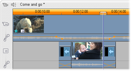 menüben, amely a Film ablakban való jobb gombos kattintáskor jelenik meg. A/B szerkesztés A Studio Plus második videósávja gyakran egyszerűbbé teszi az Idővonal szerkesztése haladóknak (115.