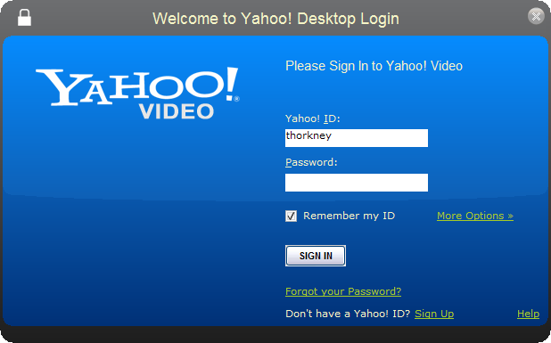 Ha rendelkezik fiókkal a Yahoo! rendszerében, írja be felhasználónevét és jelszavát.