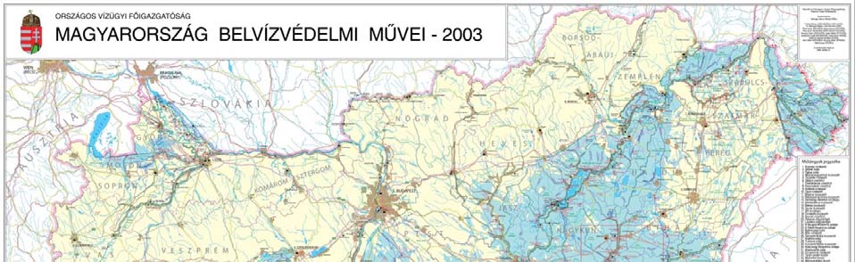 4. ábra: Magyarország belvízi veszélyeztetettsége 1.9. Jelentősebb belvízi események A belvíz az időjárás ciklikusságát tükrözi.