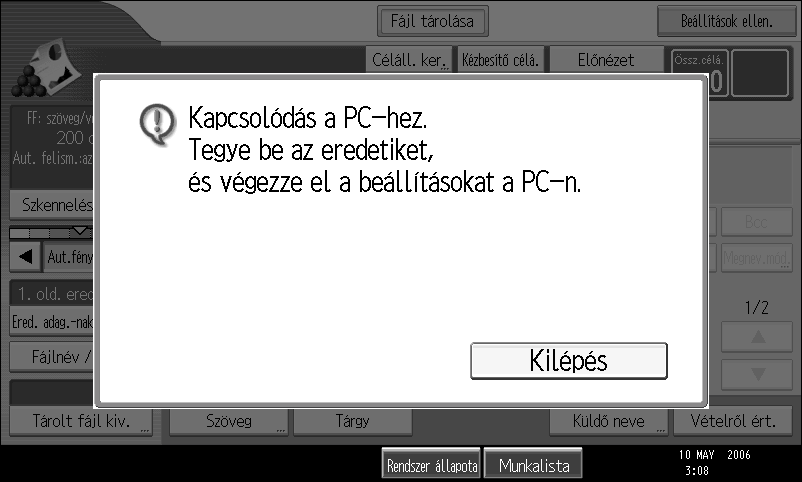 Eredeti dokumentumok szkennelése a hálózati TWAIN szkenner segítségével A hálózati TWAIN szkenner áttekintése Jelen rész áttekinti a hálózati TWAIN szkenner funkciót.