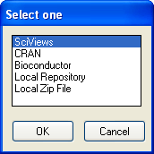 SCIVIEWS-R GUI 105 48. ábra. SciViews-csomag telepítése II. 49. ábra. R konzol Make Lowercase - Undo Redo - Properties... Kisbetűssé alakítja a kijelölt szakaszban lévő betűket. Művelet visszavonása.