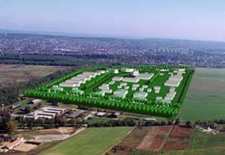 Szabad terület: raktár: 5000 m², iroda: 1000 m² The complex is located i Nagytétéy, o a site easily accessible by lorry, ear M6 highway ad ot far away from M0 rig-road.