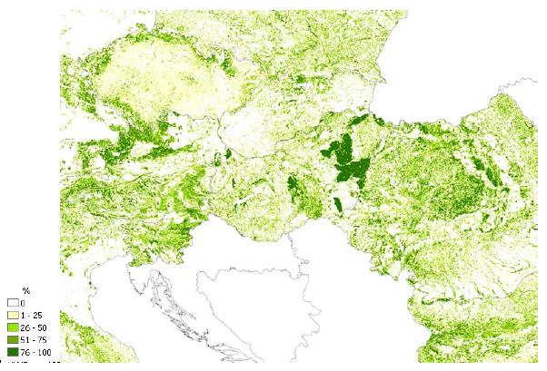 16. ábra A magyarországi MTÉ területek Következtetések, javaslatok Szakértői vélemények szerint (Magyar Madártani Egyesület, Természetvédelmi Hivatal szakemberei) a területek hazai kijelölése során