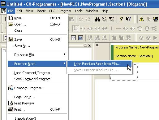 A-4 CP1L programozási példák INFORMÁCIÓ Az intelligens funkcióblokk könyvtár használata Példa az _INV002_Refresh12 blokk olvasására 1.