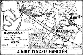 128 Most újból vad erővel támad az ellenség. Rettenetes hevességű fegyver- és kézigránáttűzzel. Pár perc alatt igen sok emberünk pusztuf el. Elesik Molnár zászlós, Pintér hadapród.