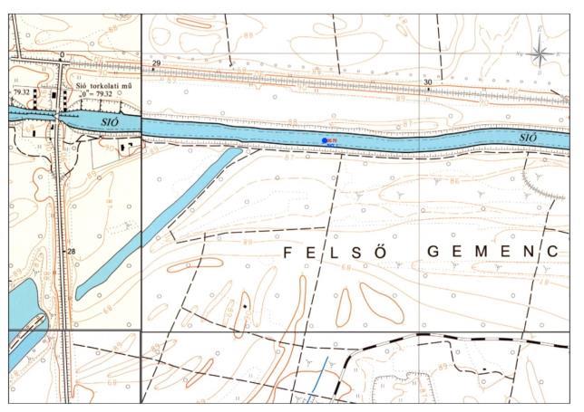 12.4.4 SIÓ-CSATORNA 12.4.4.1 A víz vizsgálatának fizikai kémiai eredményei A telephelytől mintegy 30 km-re, D-re elhelyezkedő Sió-csatorna alvízi ágban 2013.