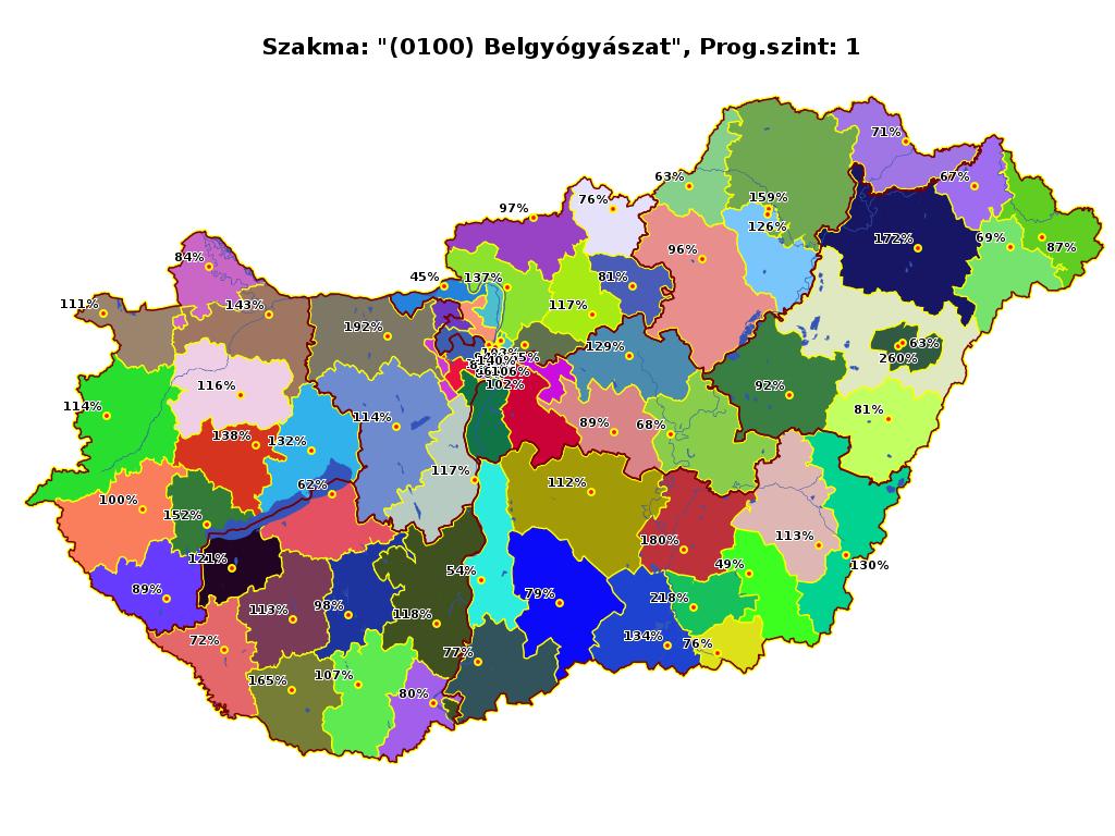 Példa a kiosztott TEK-re