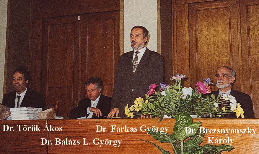 Dr. Farkas György egyetemi tanár, dékán megnyitó szavai: Hölgyeim és Uraim, kedves Kollégák!