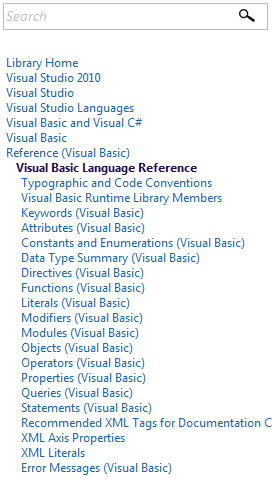 A Visual Basic 2010 súgója A súgó telepítése A 2010-es verziónál az úgynevezett Help Library Manager kezeli a súgót. Válasszuk a Help menü Manage Help Settings parancsát.
