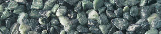 Márvány díszkavics, alpesi zöld Gömbölyűre csiszolt olasz, alpesi márvány Jellemzők: kerekszemcsés,