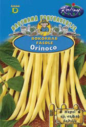 220139 orinoco Aranysárga ceruzabab! Középérésű, 40-45 cm magas. Kiváló minőségű hüvelye aranysárga, 12-13 cm hosszú, kerek keresztmetszetű. Magja fehér.